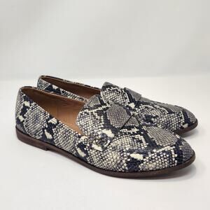 Madewell Snake Print Loafers
